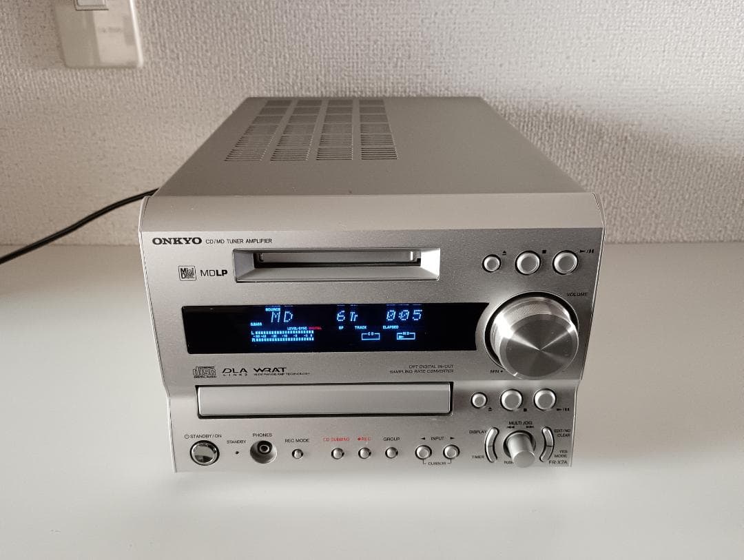 FR-X7A ONKYO オンキョー MD/CD チューナーアンプ ☆☆C☆☆