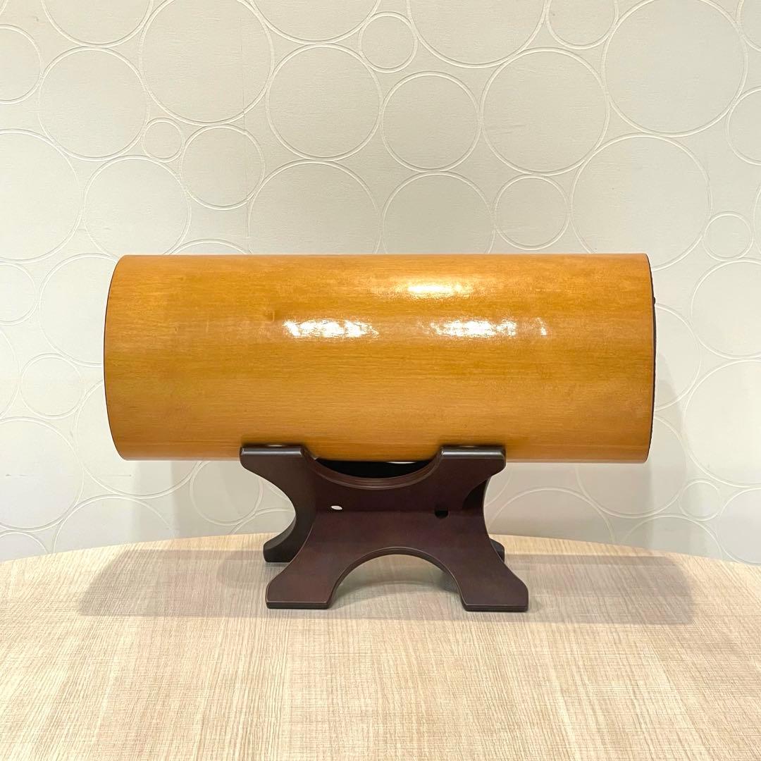 【極美品】M’s system 木製 波動スピーカ MS-0801 スタンド付