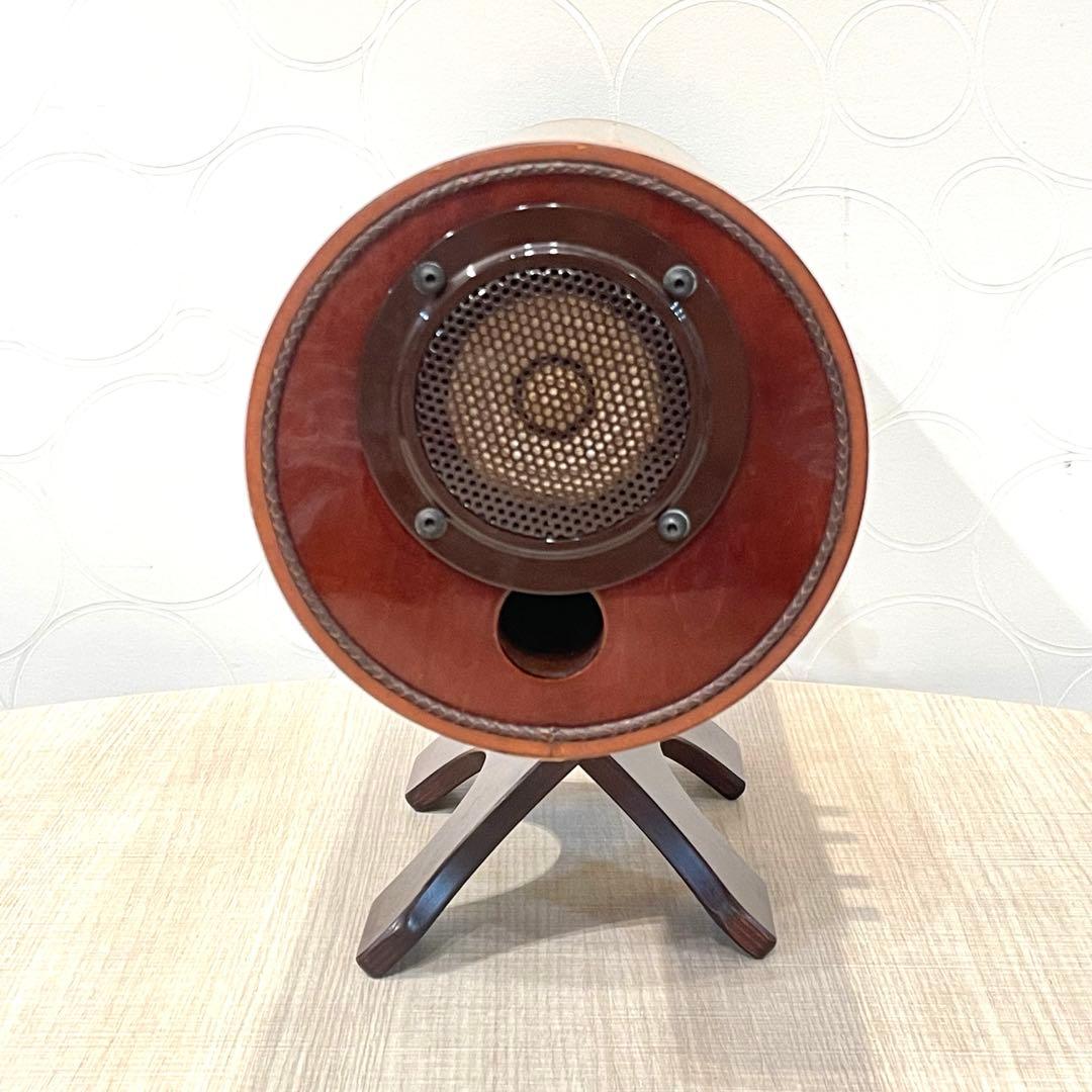 【極美品】M’s system 木製 波動スピーカ MS-0801 スタンド付