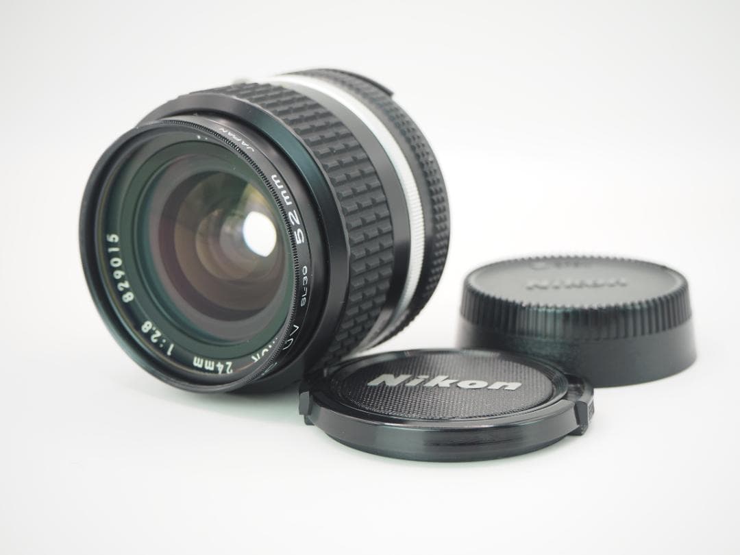 レンズ(単焦点) Nikon Ai-s Nikkor 24mm f2.8 MF Lens