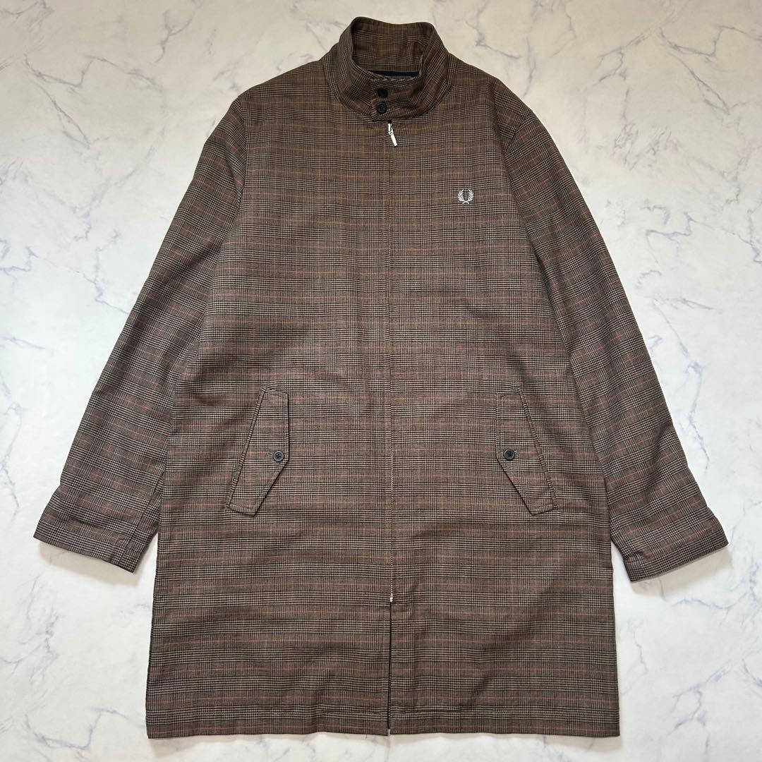 美品 大きいXL】FRED PERRY ハリントンジャケット タータンチェック