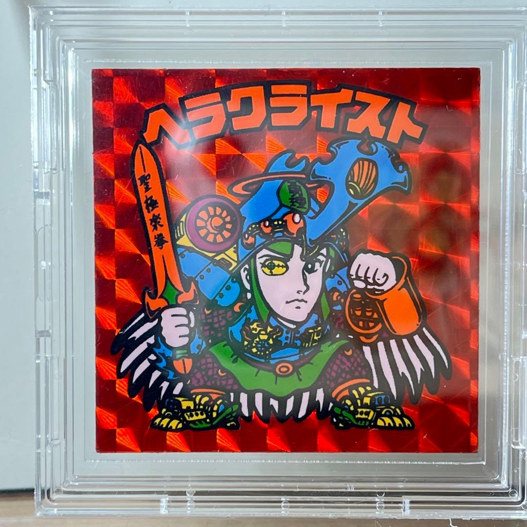 旧ビックリマン ヘラクライスト 赤 当時物 シール チョコ シール
