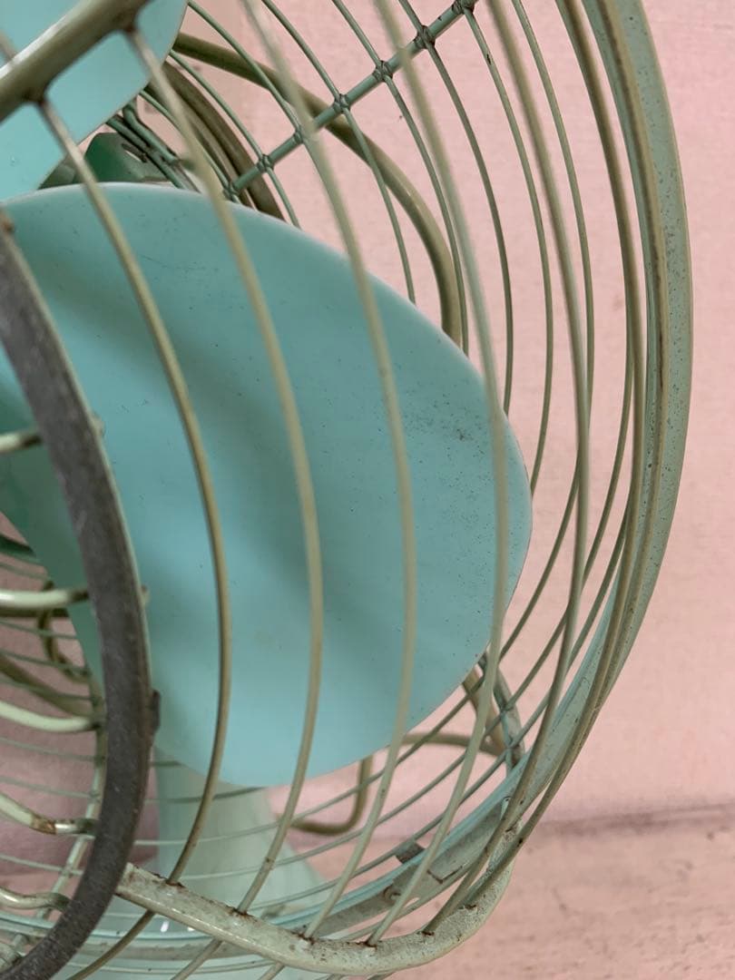 G0713-08★三菱 12インチ扇風機 ミントグリーン