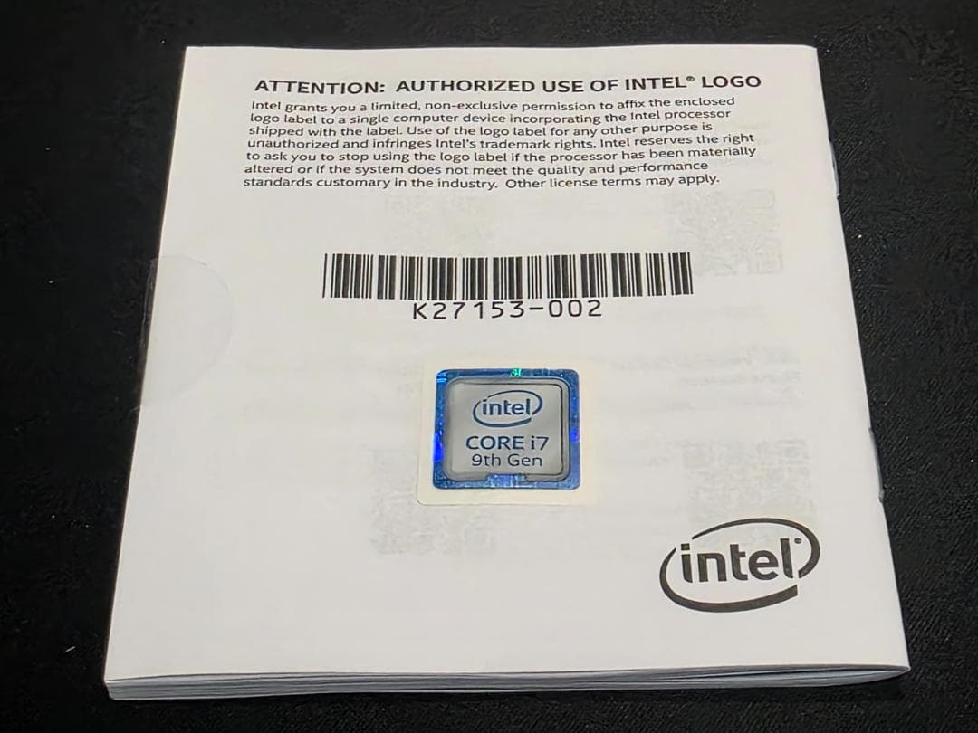 ミ*ル様 高性能CPU Intel Core i7-9700K BOX