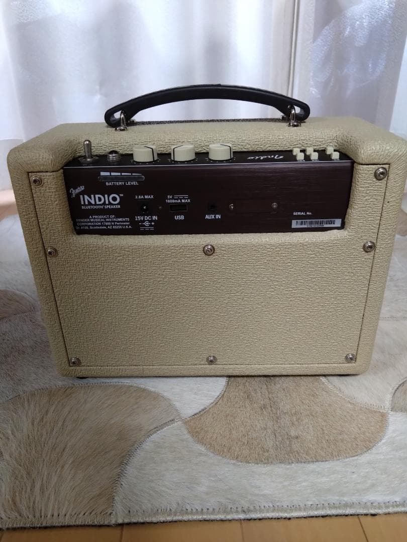 fender indio bluetooth speaker　ブロンド　完動品