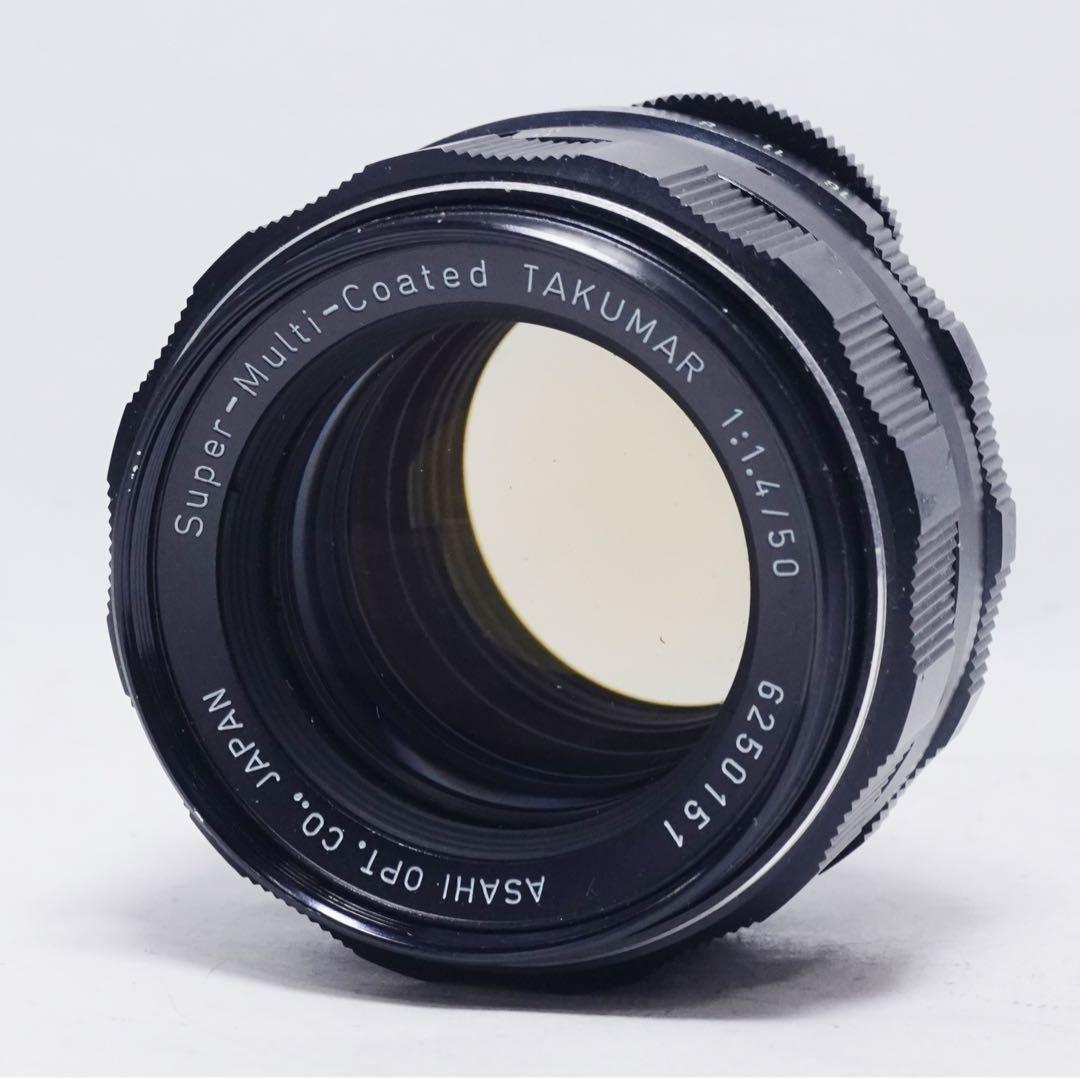 美品 PENTAX SMC TAKUMAR 50mm f1.4 単焦点レンズ