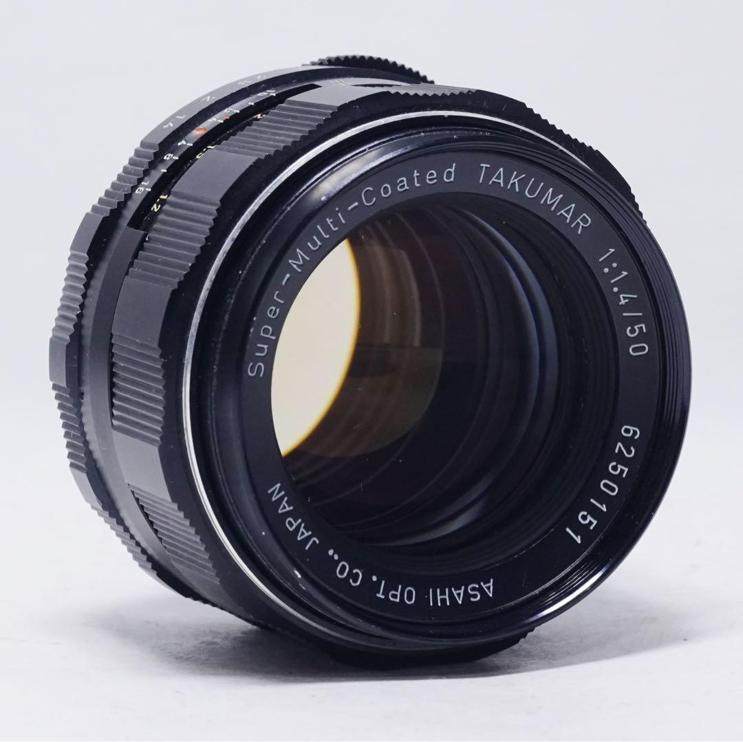 美品 PENTAX SMC TAKUMAR 50mm f1.4 単焦点レンズ