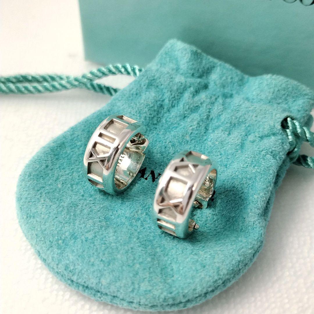 ティファニー Tiffany＆Co. アトラス フープ ピアス シルバー925 TIFFANY&Co.（ティファニー） フープ ピアス アトラス シルバー925