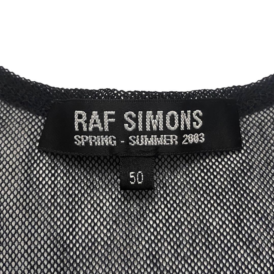 RAF SIMONS ラフシモンズ 2003 消費者期 メッシュ ノースリーブ - メルカリ