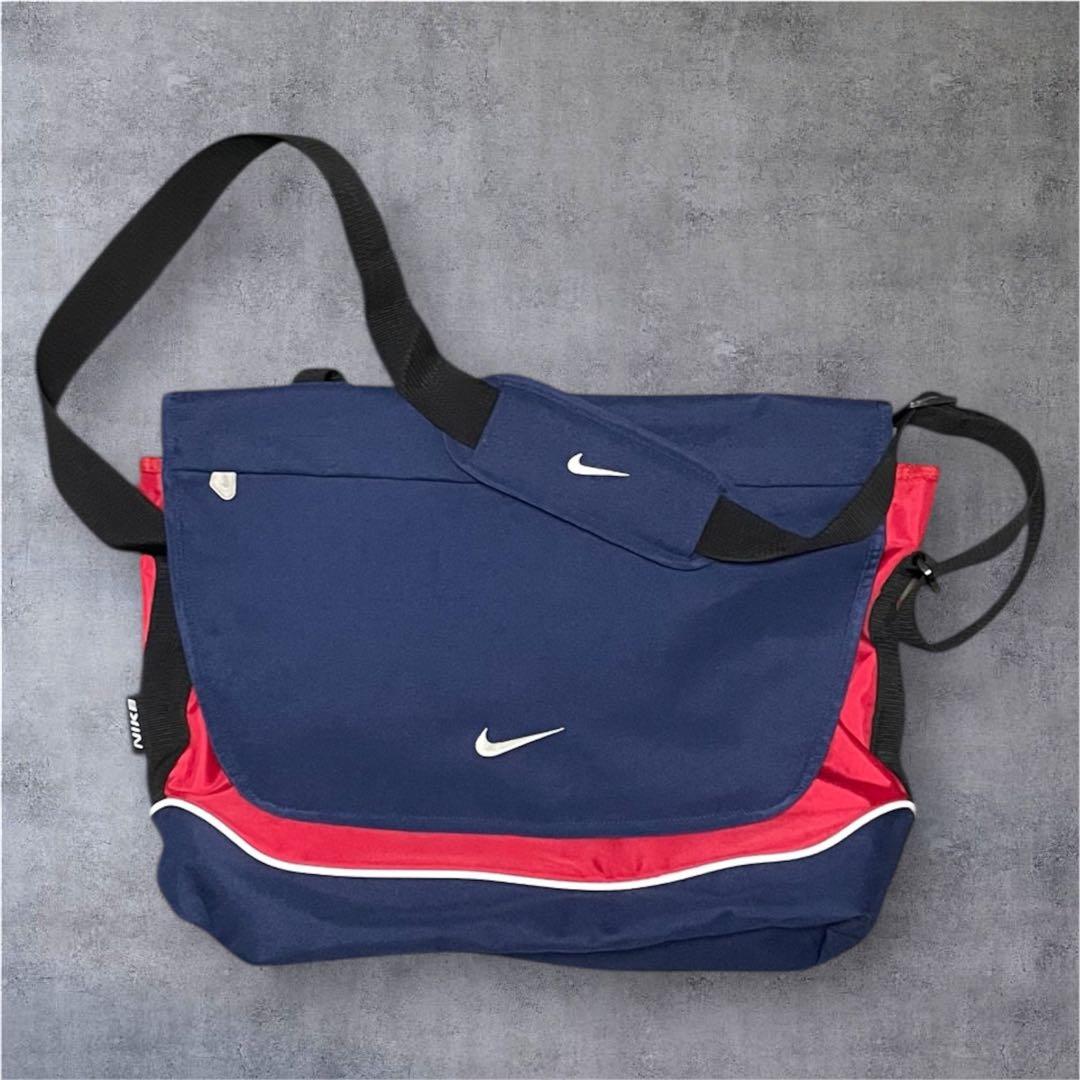 美品【vintage】 90s nike messenger bag y2k - メルカリ