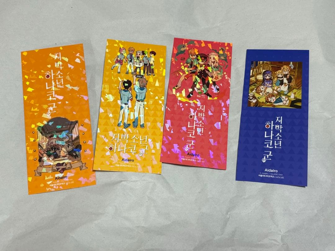 地縛少年花子くん韓国しおりアクリルpopスタンドイラストシート