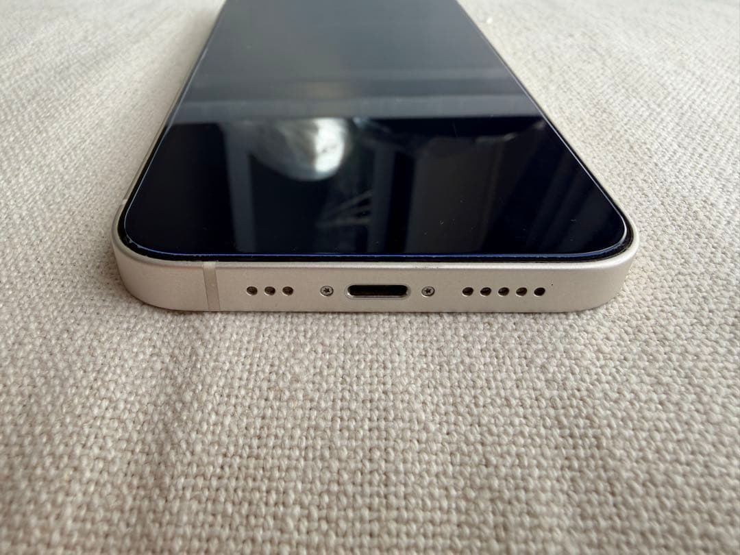 iPhone 14 ホワイト 128GB 箱有 SIMフリー 充電コード付き