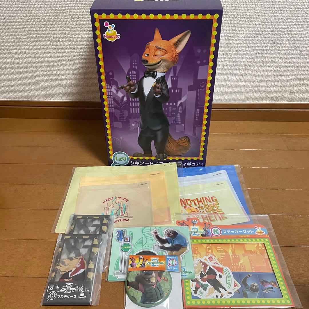 Happyくじ ズートピア ラスト賞 タキシード ニック フィギュア Happyくじ「ズートピア2」LAST賞のタキシード「ニック」フィギュア