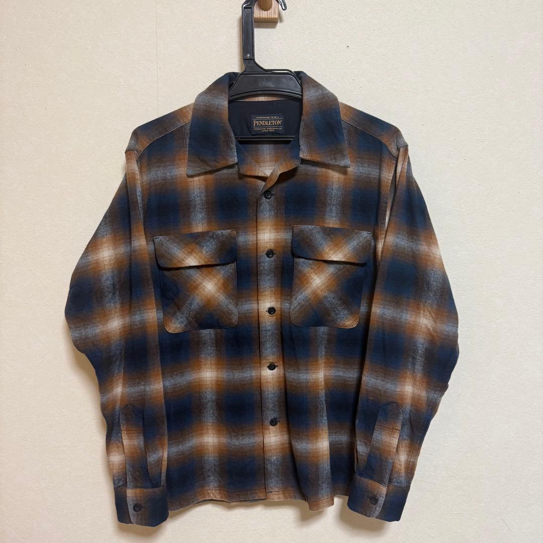 【Pendleton】オンブレボードシャツ　チェック柄ネルシャツGWBOY Pendleton】オンブレボードシャツ チェック柄ネルシャツGWBOY様専用