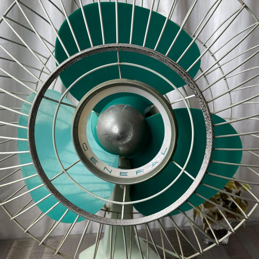 ★動作品 レトロ 扇風機 CENERAL ゼネラル 30cm 3枚羽根