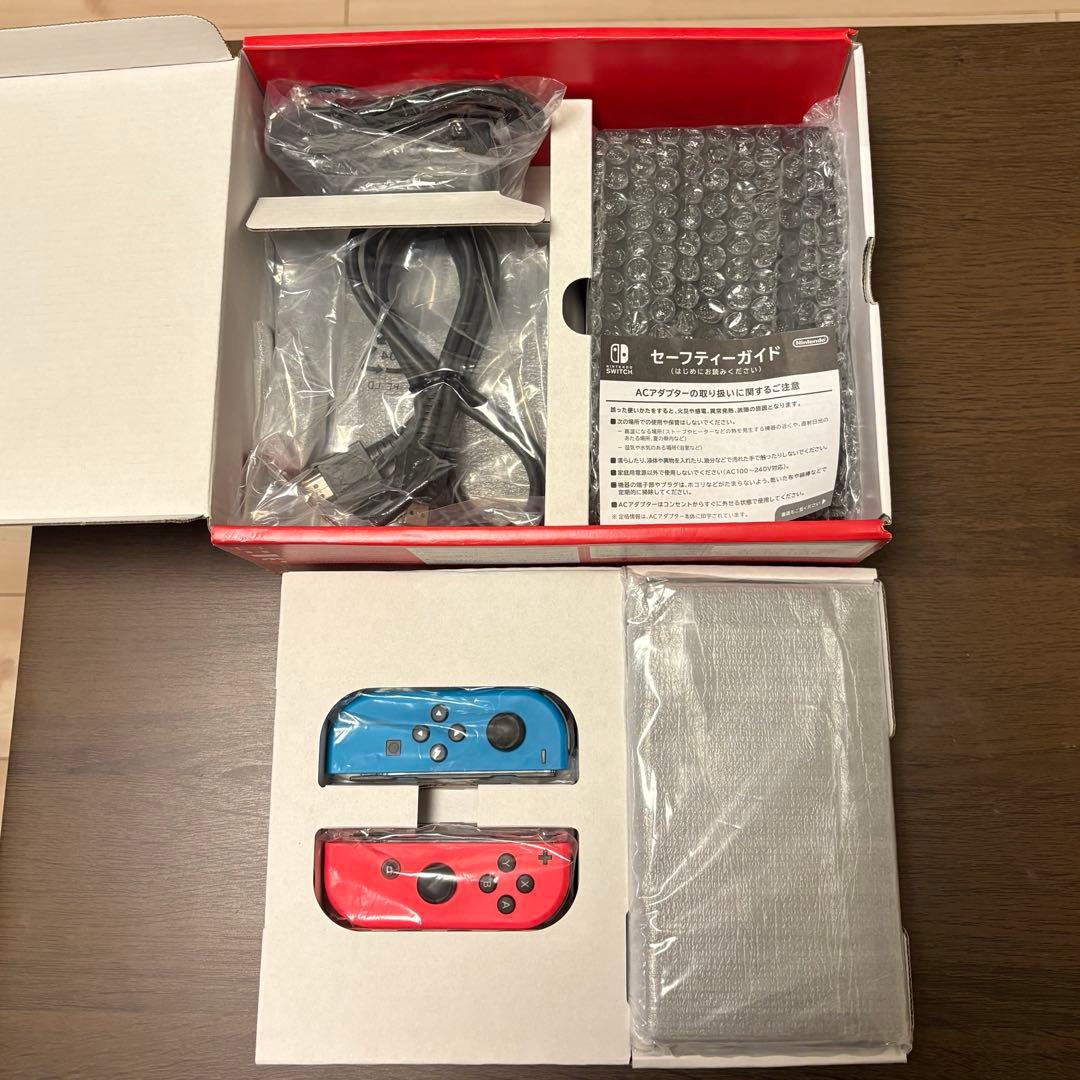 「美品」 Nintendo Switch 本体 Nintendo Switch 本体【Joy-Con(L) ネオンブルー/(R) ネオンレッド