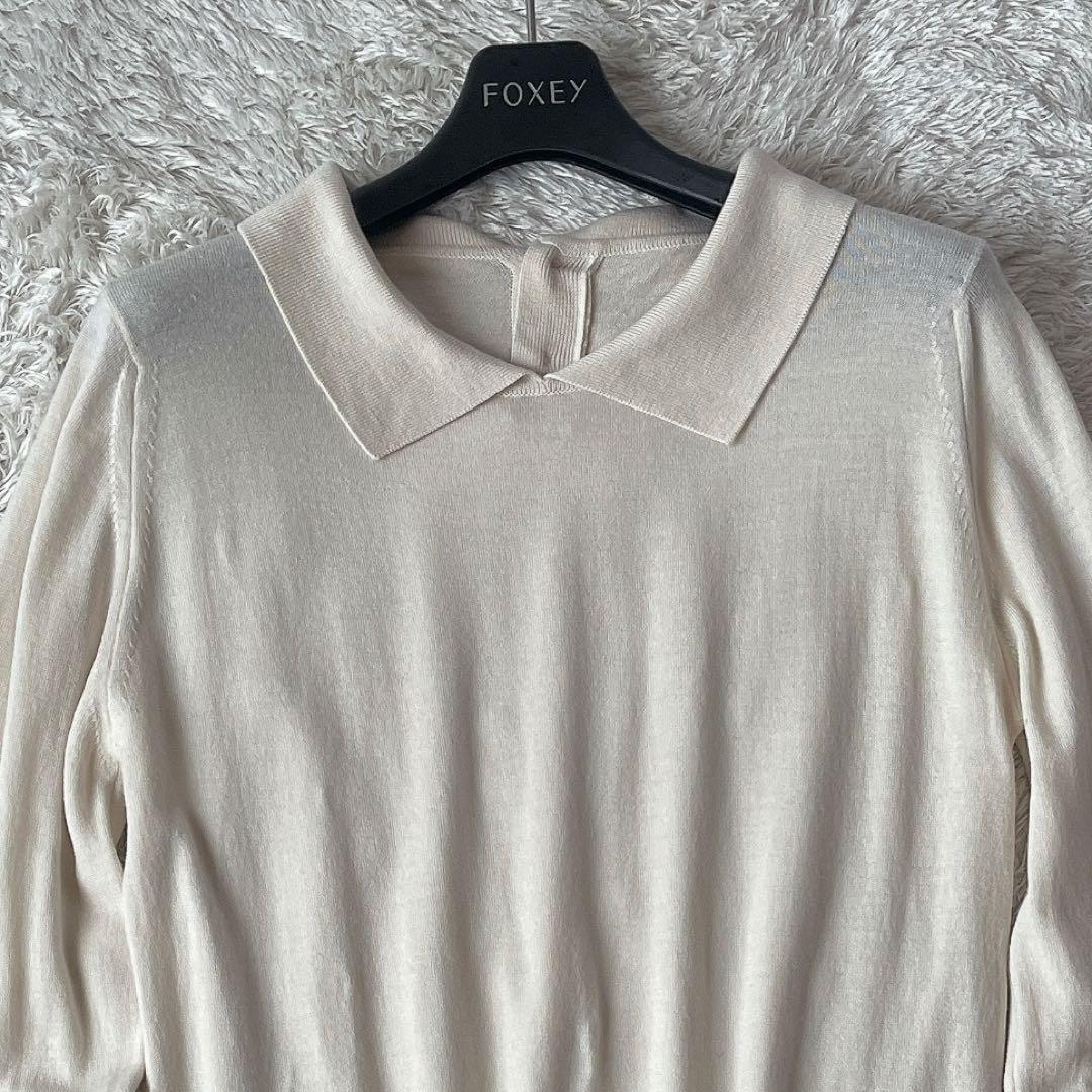 美品】マーガレットハウエル×ジョンスメドレー ポロニット襟付き