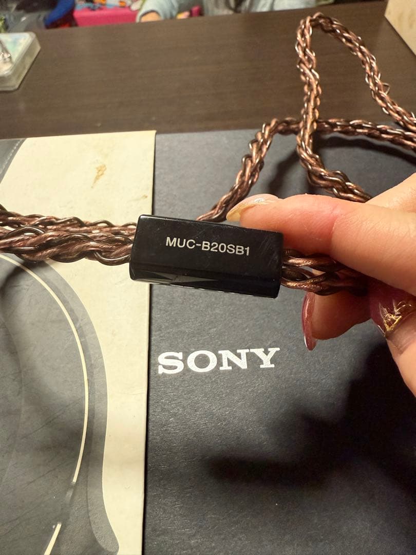 ソニーSONY ベッドホン、リケーブルのセット