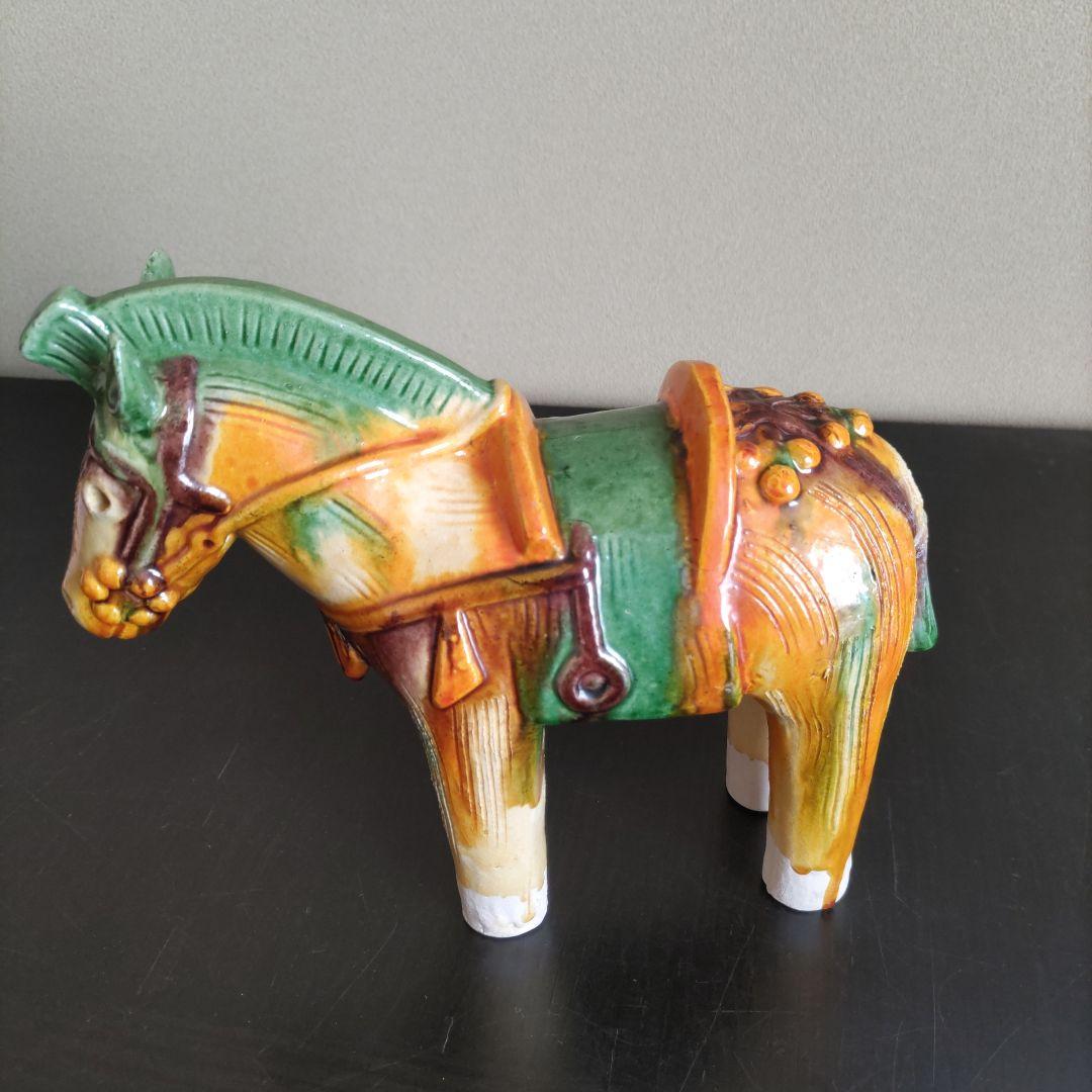 LEMON様専用 人間国宝、楠部彌弌氏の三彩馬置物