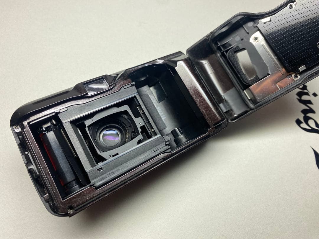 OLYMPUS MJU ii LIMITED バーガンディ フィルムカメラ