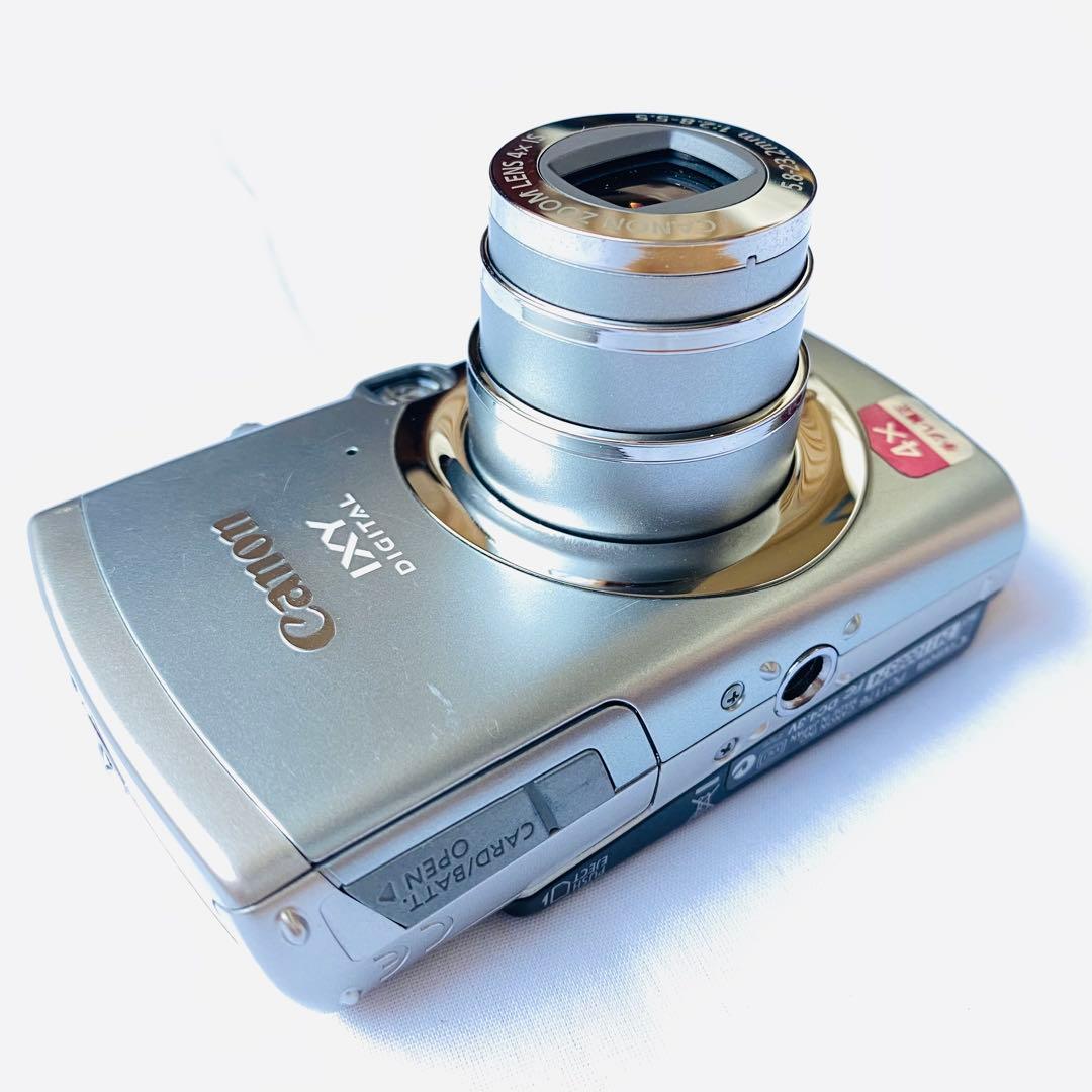 Canon キャノン IXY 800IS PC1176 シルバー デジカメ 中古