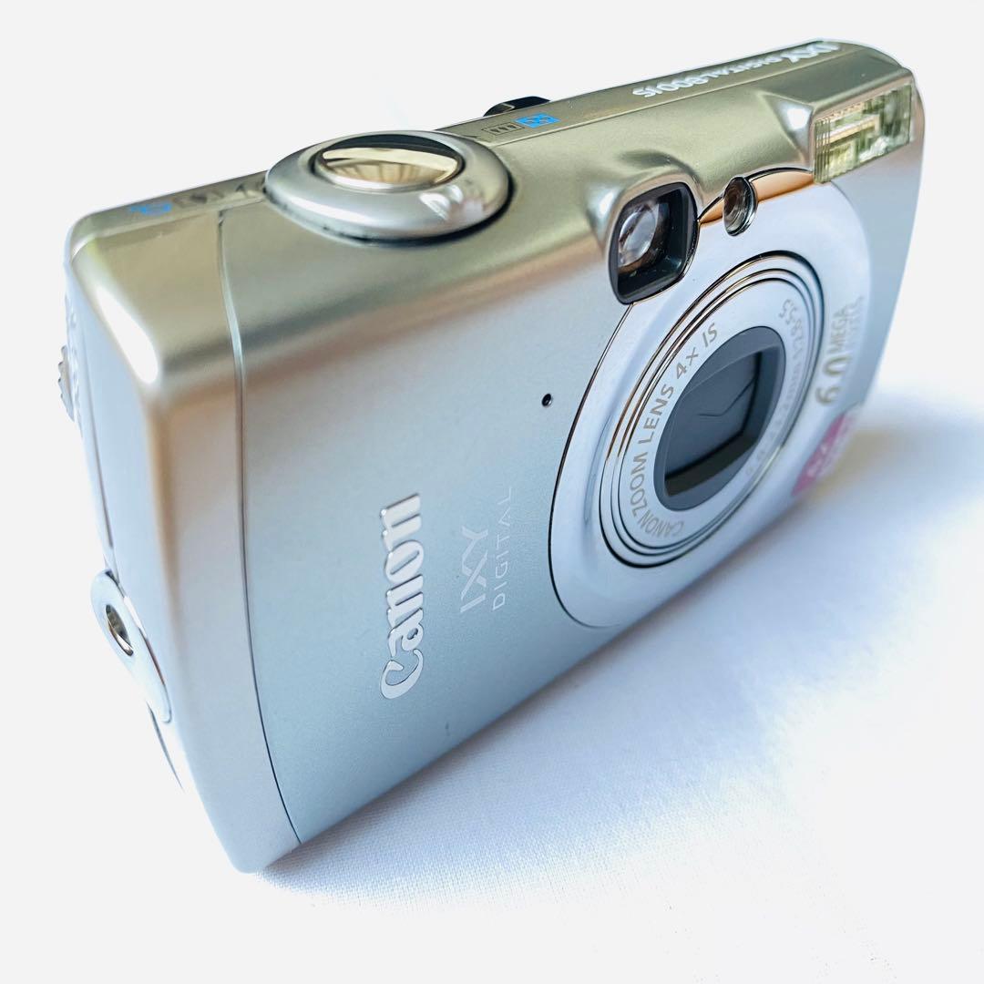 Canon キャノン IXY 800IS PC1176 シルバー デジカメ 中古
