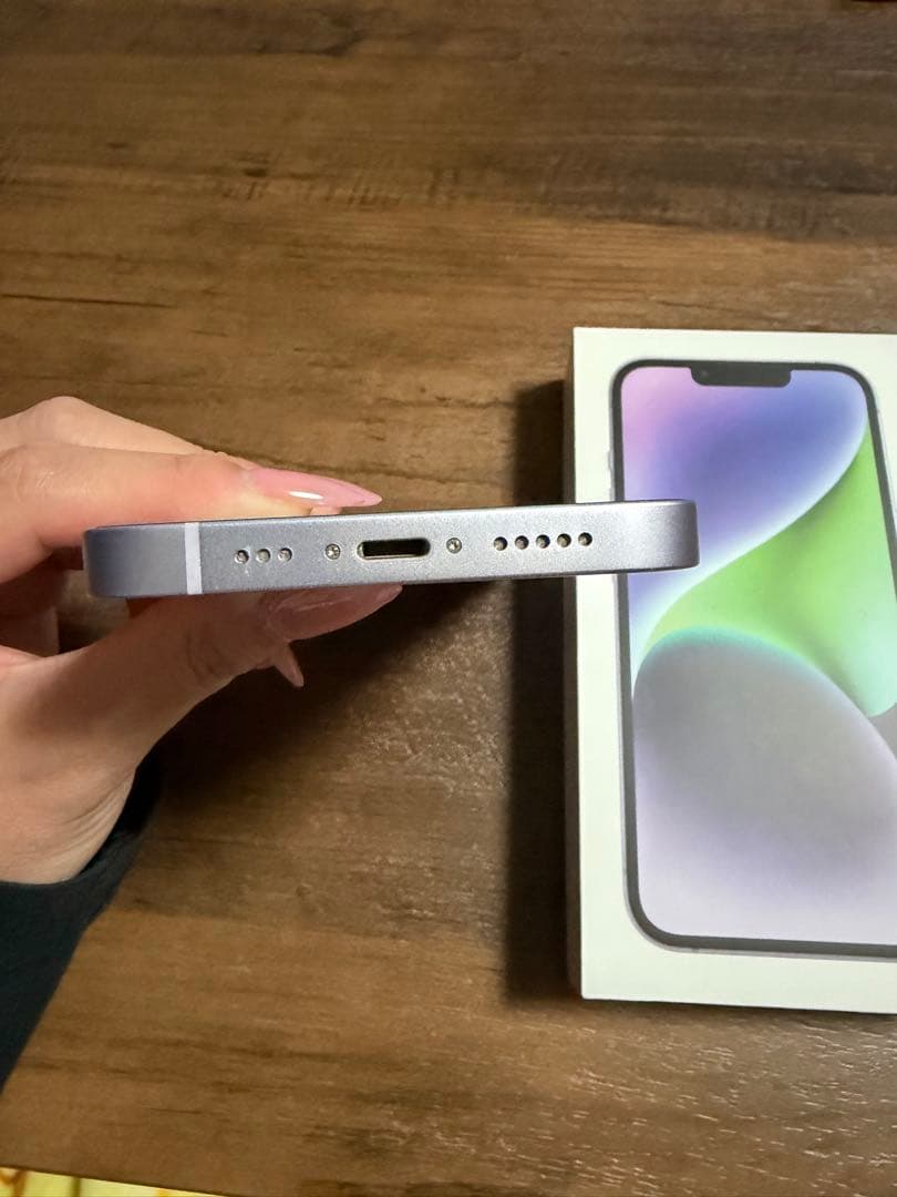 Apple iPhone14 128GB パープル iFace付き