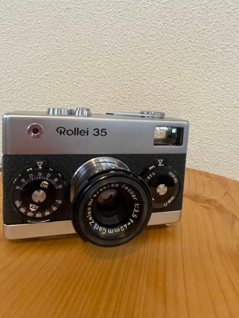 【完動品・美品】Rollei 35 ローライ35 シルバー　ドイツ製　露出計OK