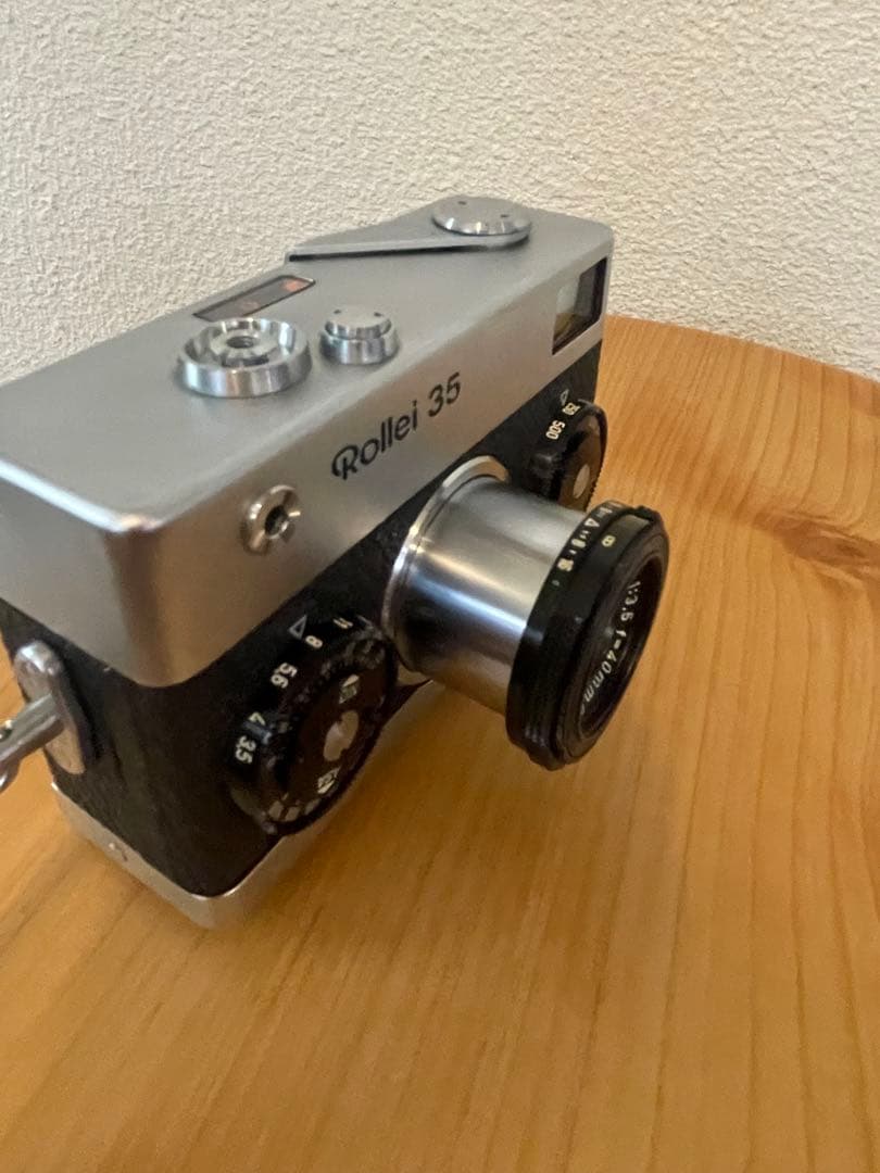 【完動品・美品】Rollei 35 ローライ35 シルバー　ドイツ製　露出計OK