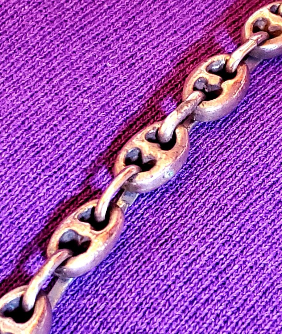 希少】ハート型 アンカーチェーン sterling silver