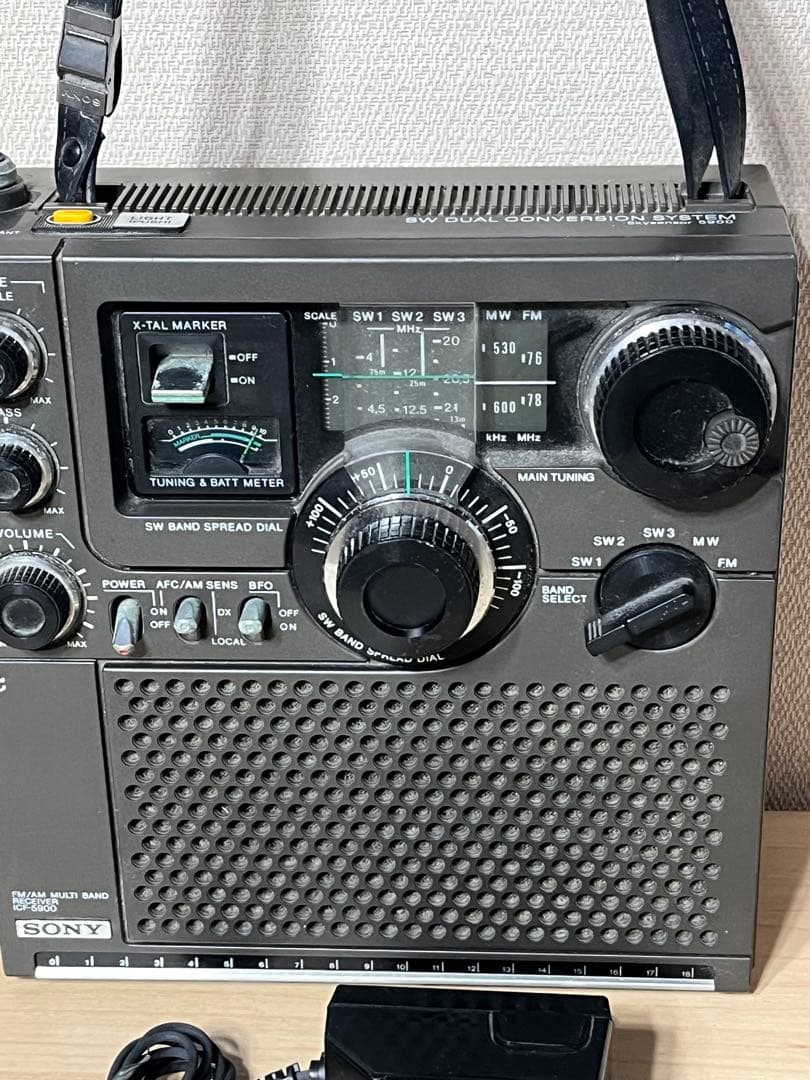 SONY ICF-5900 BCLラジオ／スカイセンサー　FMラジオ動作確認済み