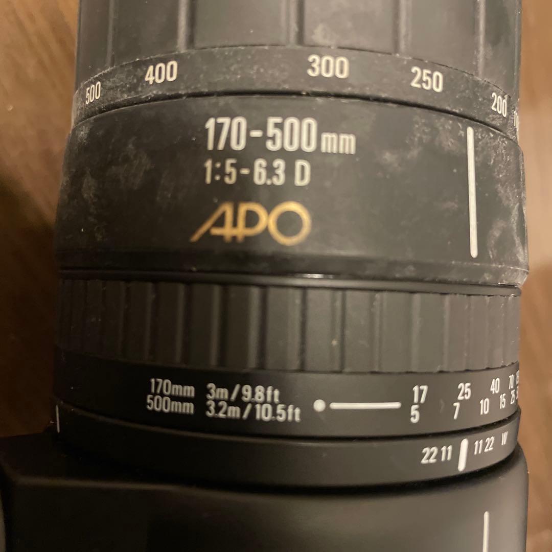 SIGMA望遠レンズ 170-500mm （ハードケース付き）