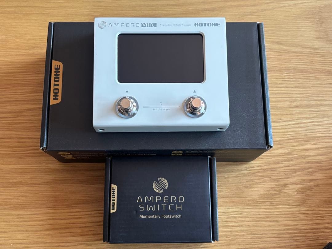 Hotone Ampero Mini エフェクトプロセッサー フットスイッチ付き HOTONE | AMPERO Mini | マルチ・エフェクター | 製品情報