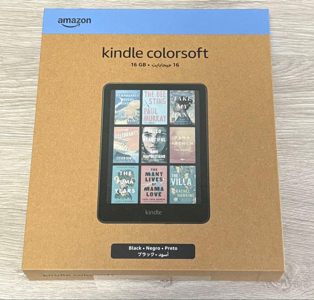 ☆新品☆Amazon Kindle Colorsoft 16GB 2025 黒 New 2025 Amazon Kindle Colorsoft 16GB 7-inch color display Black