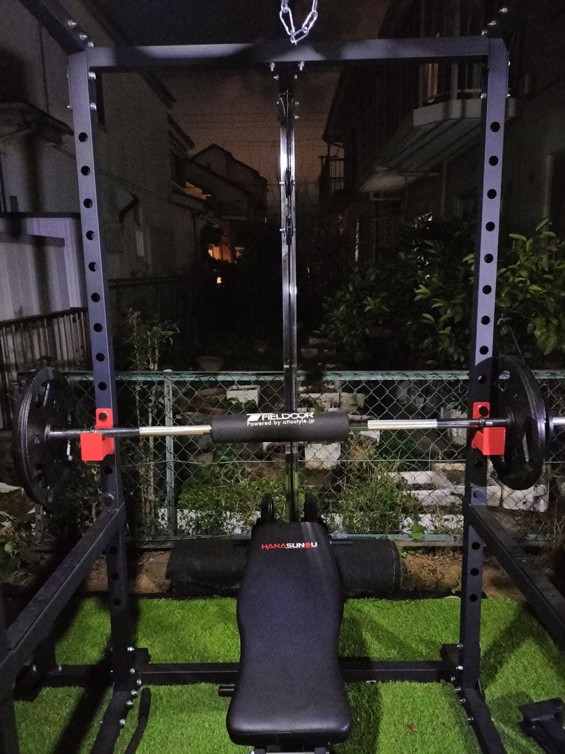 ケーブル付きパワーラック IROTEC（アイロテック） ファンクショナル パワーラックブラックコンボ