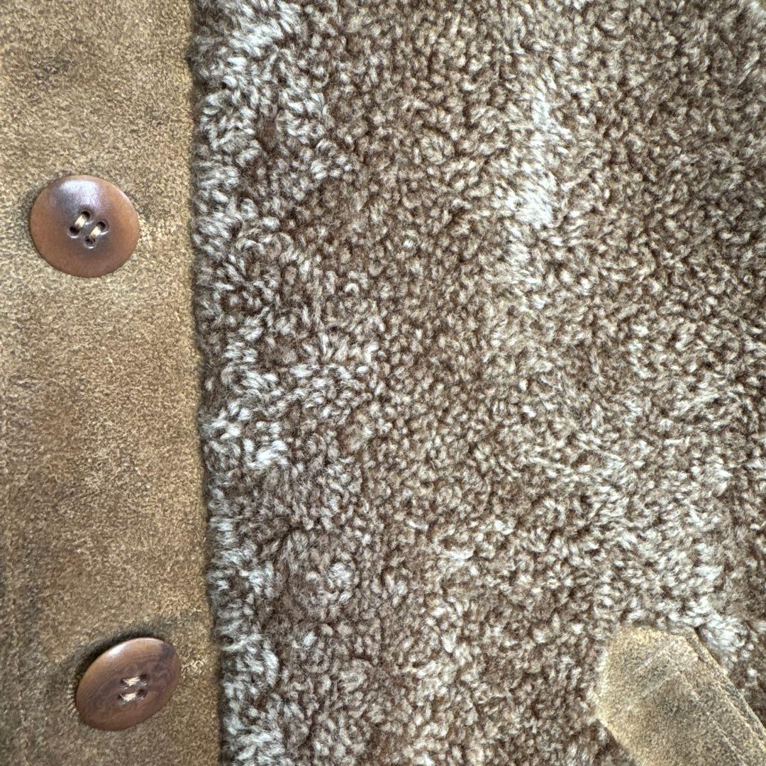 ダブルアールエル RRL 熊ジャン シアリング スエード L - メルカリ