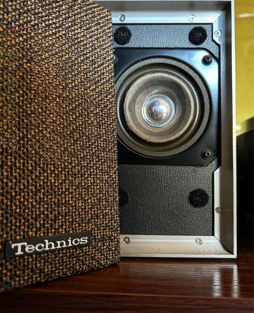 Technics SB-30 フルレンジスピーカー 木製　70s