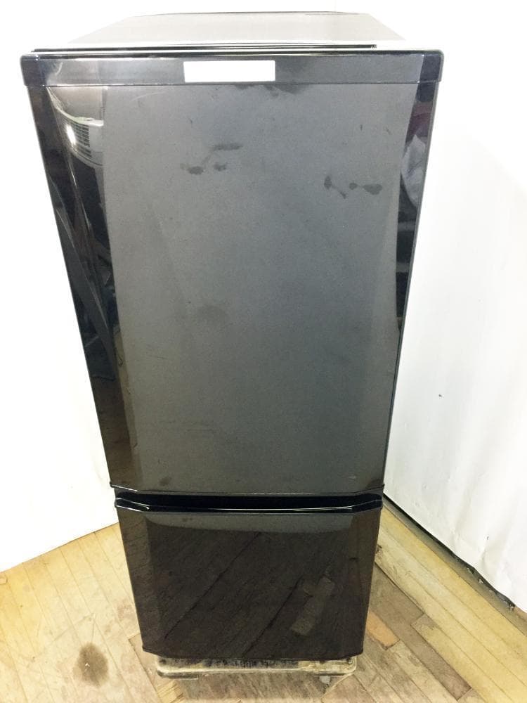 30日迄！送料無料★三菱 146L 冷蔵庫【MR-P15C-B】