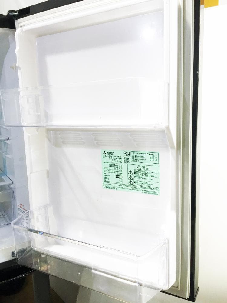 30日迄！送料無料★三菱 146L 冷蔵庫【MR-P15C-B】