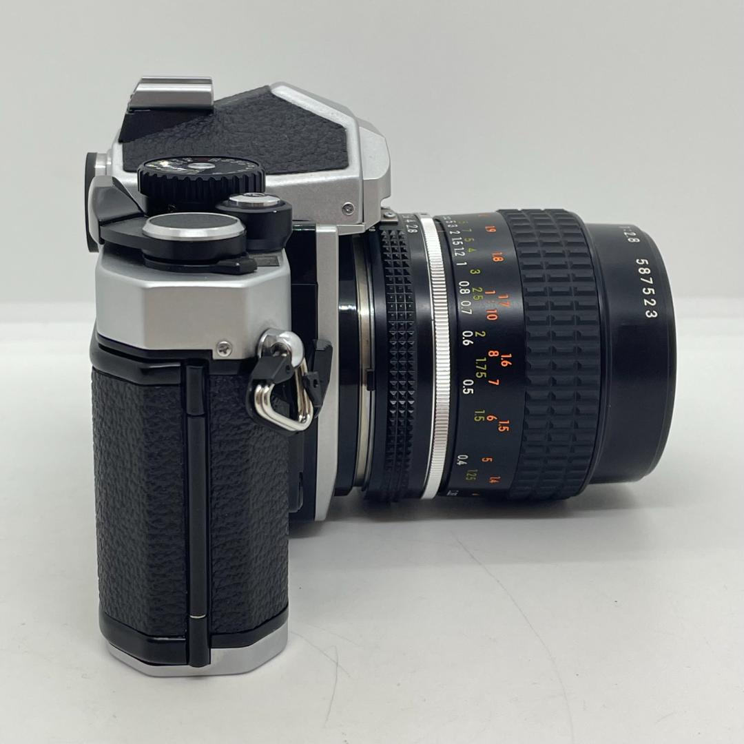 【動作未確認】Nikon NEW FM2 後期 外観美品 付属レンズ不良