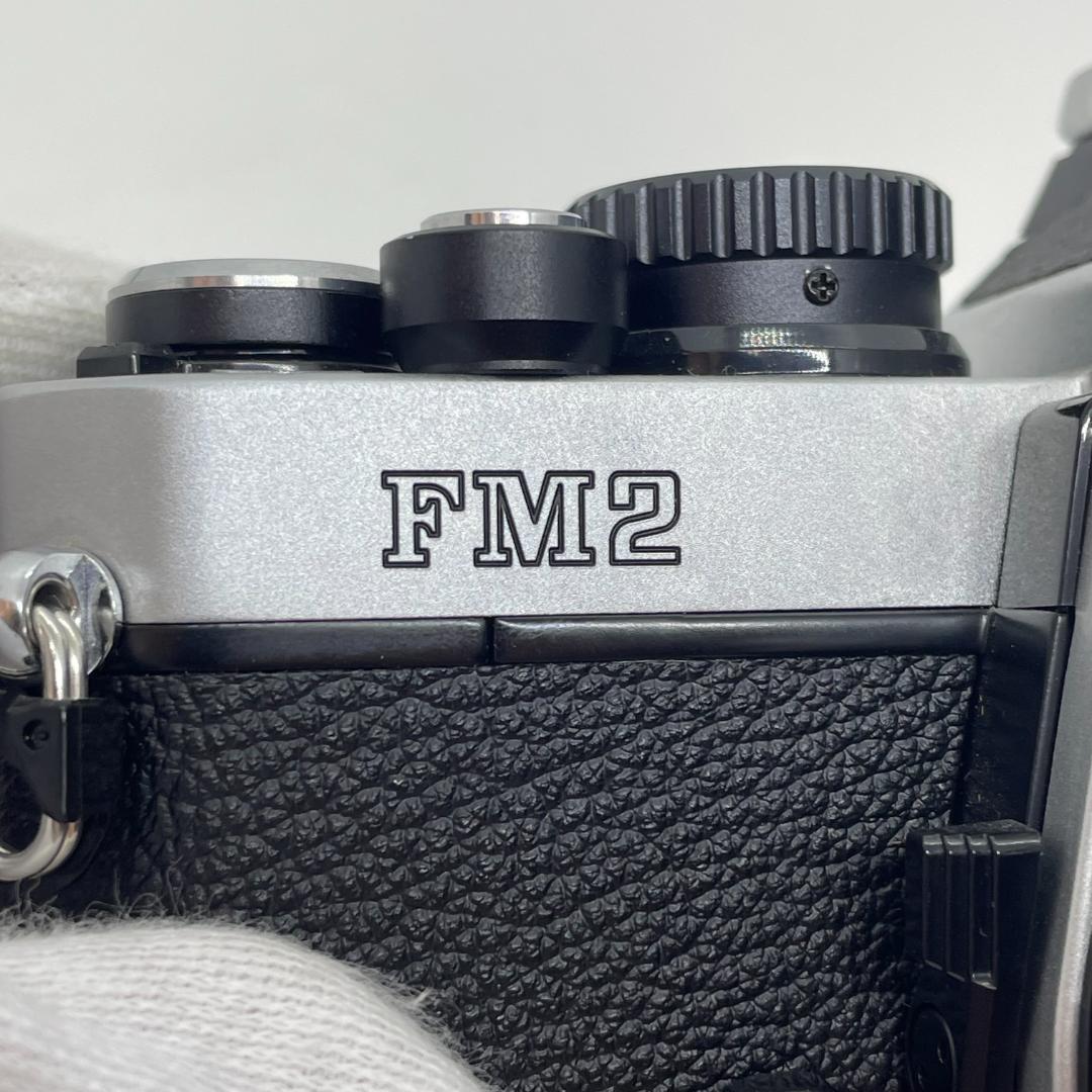 【動作未確認】Nikon NEW FM2 後期 外観美品 付属レンズ不良