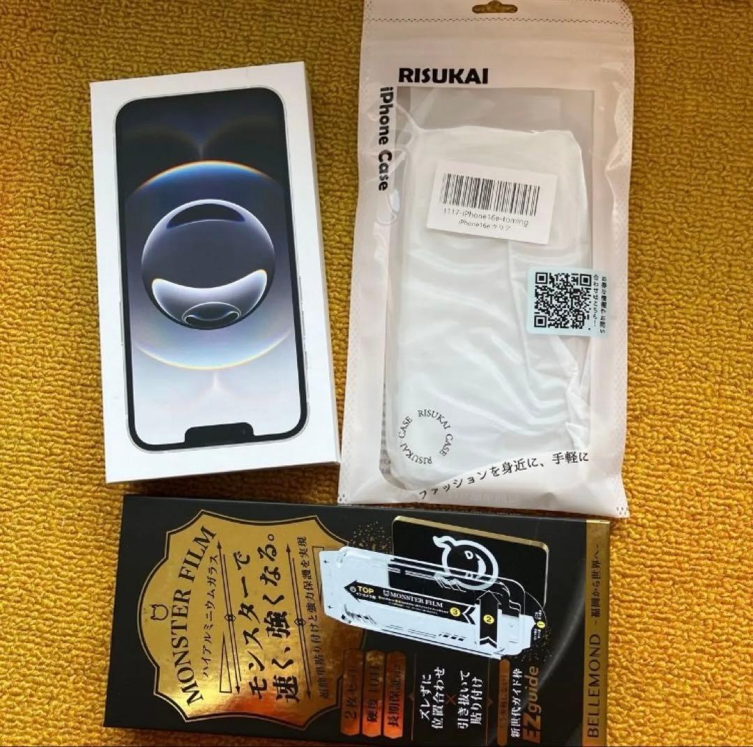 オマケ付き　新品未開封　iPhone16e 128G ホワイト　SIMフリー