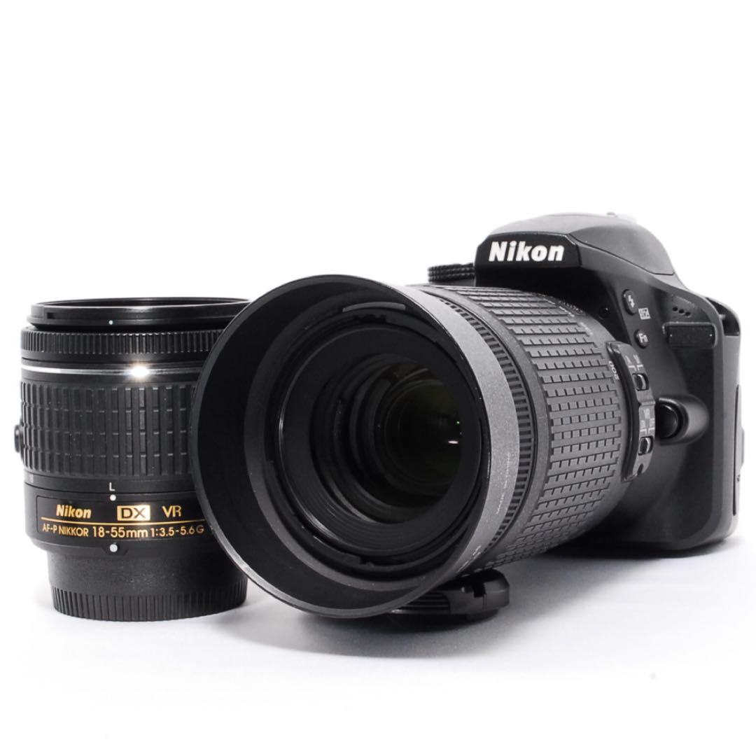美品◆Nikon D3400◆一眼レフカメラ◆AF-Pレンズ◆WiFiで楽々転送