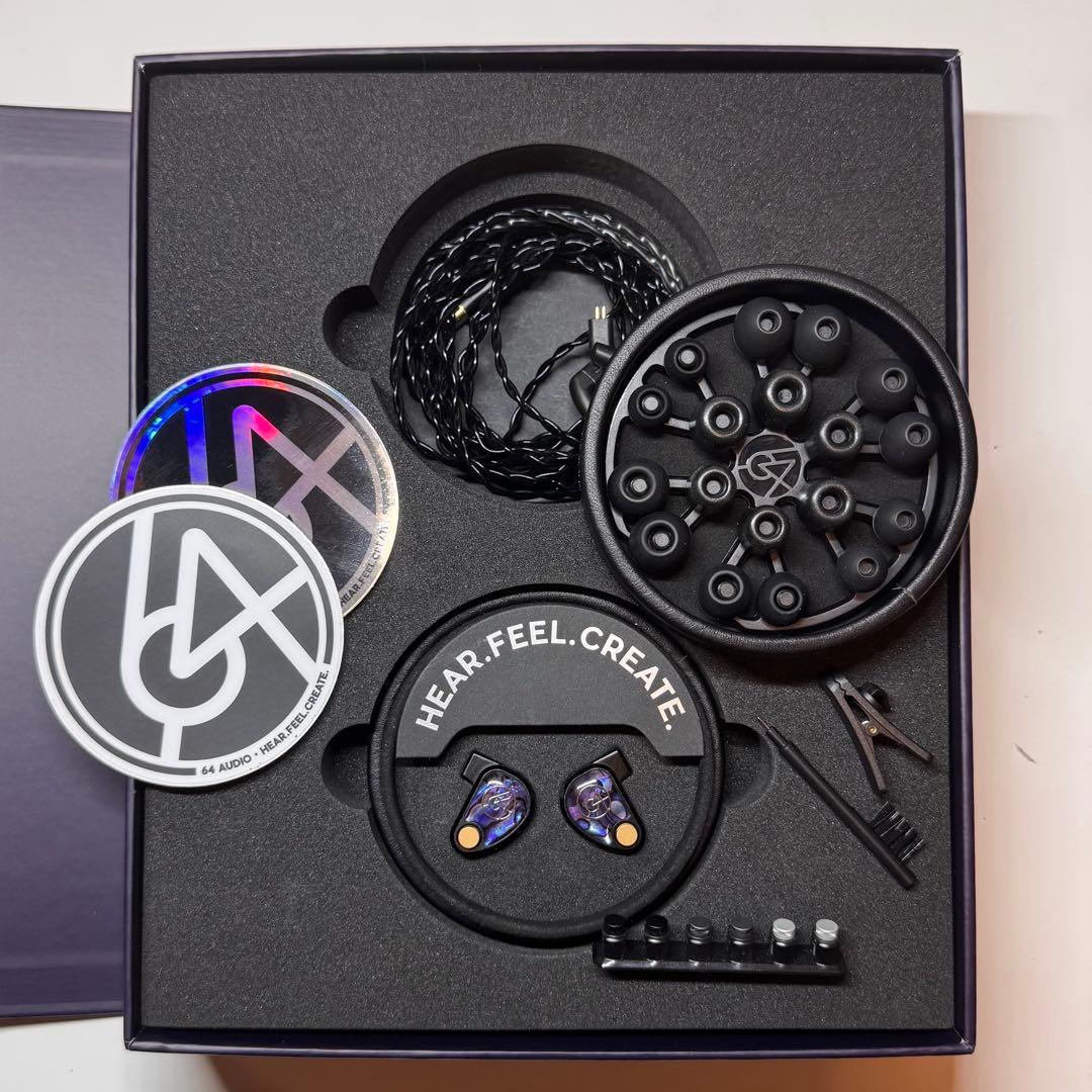 イヤホン 64 AUDIO Volur 4.4mm + Apex Gold Module