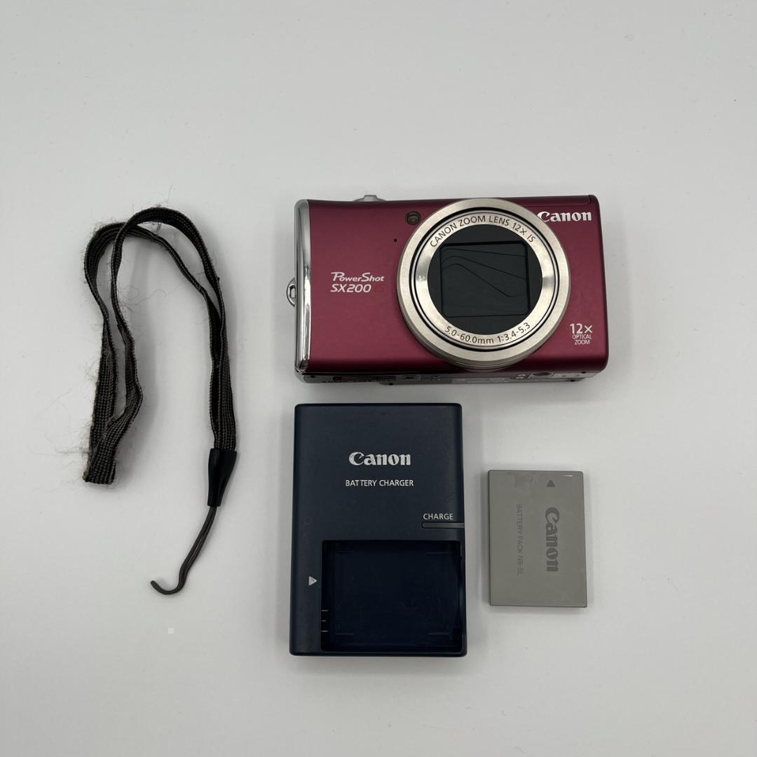 ✨極美品✨Canon Power Shot SX200 IS 赤　パワーショット