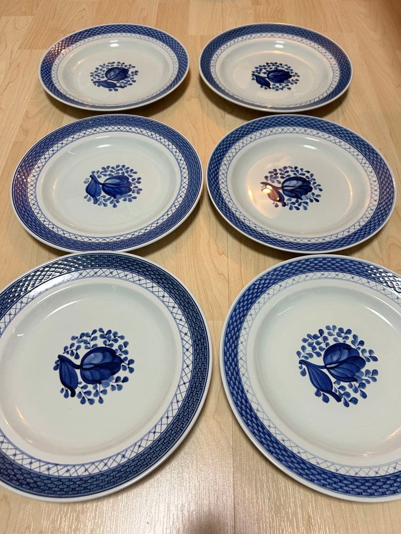 希少！ロイヤルコペンハーゲン 大皿トランクウェーバー6枚 希少