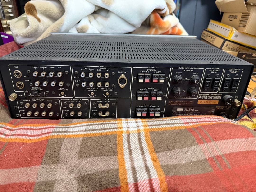 サンスイ au-9500 プリメインアンプ 動作品