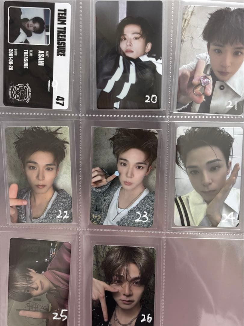 TREASURE トレカ まとめ売り アサヒ - メルカリ