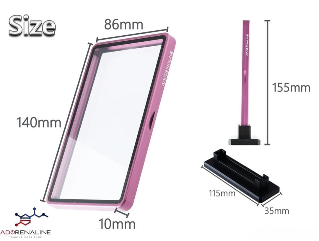 PSA 鑑定品 保護ケース ピンク×3set +専用スタンド×3set PSA 鑑定品