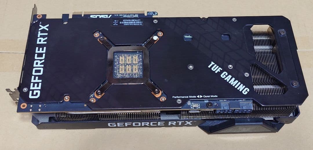 ASUS TUF RTX3080 10GB GDDR6X 動作確認済 箱なし
